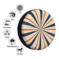 thumbnail image 6 of DouZhe Waterproof Spare Tire Cover, Vintage Grunge Rays Stripes Prints Adjustable Wheel Covers Fit for Jeep Trailer RV SUV Car, 15 inch, 6 of 7