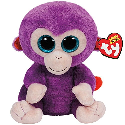 Ty Beanie Boos Boo Blueberry Purple Monkey 36014 for sale online 