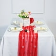 thumbnail image 4 of QTOCIO Embroidered Large Heart Lace Table Runner Valentines Day Wedding Party Decor Romantic Tablecloth For Reception Banquet Event Decoration, 4 of 4