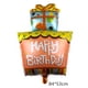 thumbnail image 2 of Globo de regalo Mylar con estampado de feliz cumpleaños, 84 x 53 cm, 2 of 2