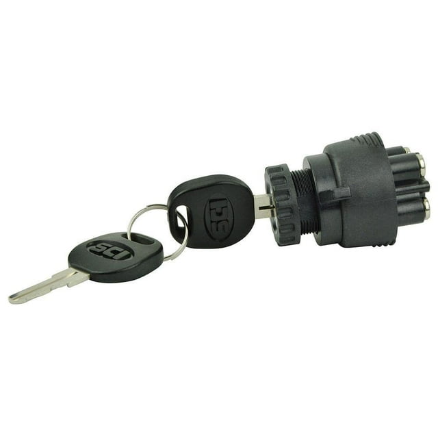 Interruptor de encendido BEP 1001607, 3 posiciones de apagado/encendido negro