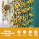 thumbnail image 4 of unbranded Decorativa De Girasoles Artificiales En Tela Para Eventos Y Hogar, 4 of 7