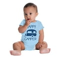 thumbnail image 4 of Happy Camper Outdoorsy Romper Boys or Girls Infant Baby Brisco Brands 12M, 4 of 6