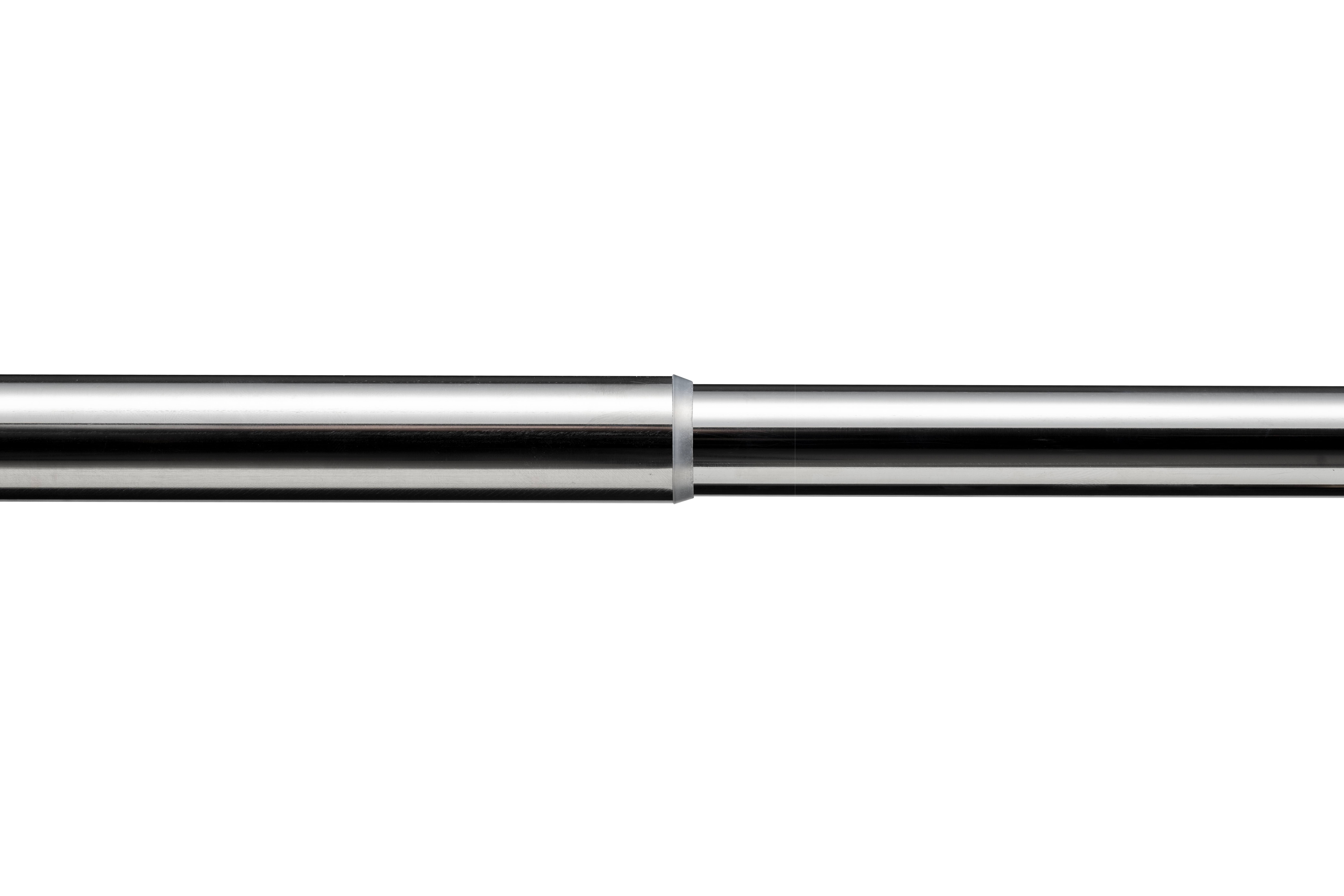 Croydex Stick N Lock Tension Shower Curtain Rod Extends 40-72in, Stainless Steel in Chrome