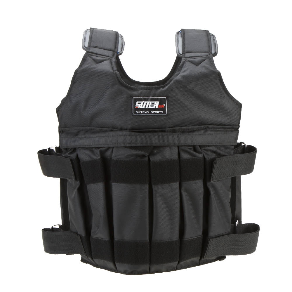 SUTENG Max Loading 50kg Adjustable Weighted Vest Weight Jacket Exercise