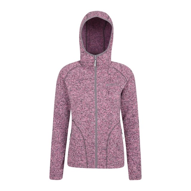Mountain Warehouse - Sudadera con Cremallera Nevis Cremallera Completa para Mujer (Rosa)