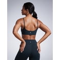 thumbnail image 2 of Sujetador deportivo CRZ YOGA Butterbreeze con cuello redondo para mujer, azul marino, XL, 2 of 5