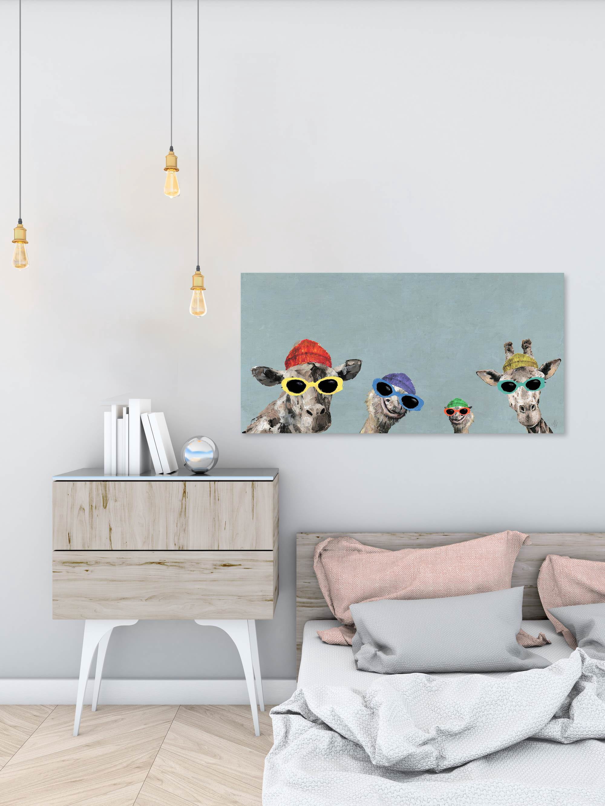 Color Squad Painting Print on Wrapped Canvas