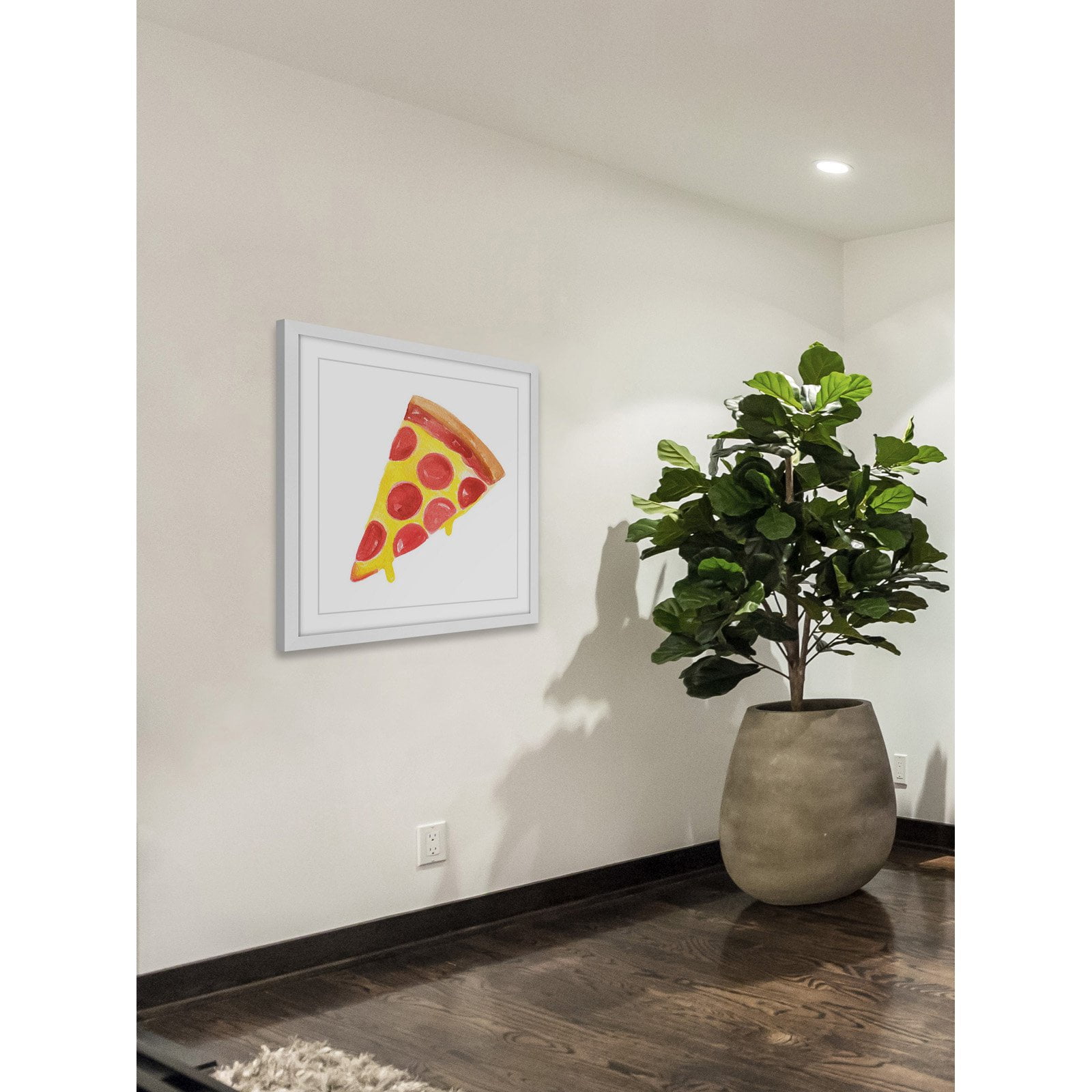 Marmont Hill "Pizza" by Molly Rosner Framed Painting Print