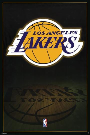 Lakers Logo Poster, 24" x 36" - Walmart.com