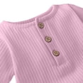 thumbnail image 3 of WRKEKC Baby Boy Rompers Short Sleeve Turndown Collar Solid Color Snap Button Bodysuit for Infants 0-24 Months, 3 of 5