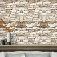 thumbnail image 5 of MoreFarther Beige Brick Peel and Stick Wallpaper, 17.71" x 236.22", 1 Piece, 5 of 8