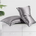 thumbnail image 6 of Sales Today Clearance! Gosuguu Satin Silk Pillowcase for Hair and Skin, Soft Cooling Pillowcase, Breathable 20x30in Pillow Cover with Hidden Zipper, Smooth Satin Pillow Case, 6 of 8