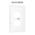 thumbnail image 4 of Kll World Travel3 Wall Plate,Gloss Finish,Standard Size 1 - 5" X 3", Polycarbonate Thermoplastic,Electric Receptacle Plug Covers, 4 of 8