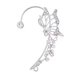 thumbnail image 4 of Percha para orejas de mariposa, diseño de nicho femenino, versátil, súper hada, percha para orejas de elfo con incrustaciones de diamantes sin clip de hueso para oreja perforada, 4 of 6