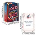 thumbnail image 4 of 54 Pack 4th of July Joke Cards Patriotic Funny Trivia Cards for Adults Kids, Independence Day Icebreaker Games for Party, Picnic BBQ, Holiday Greeting Card Set for Decor & Gift, 4 of 10