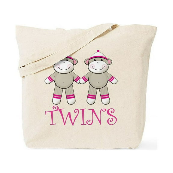 CafePress - Sweet Twin Girls Tote Bag - Unisex Canvas Tote Bag, Beige, 1-Piece