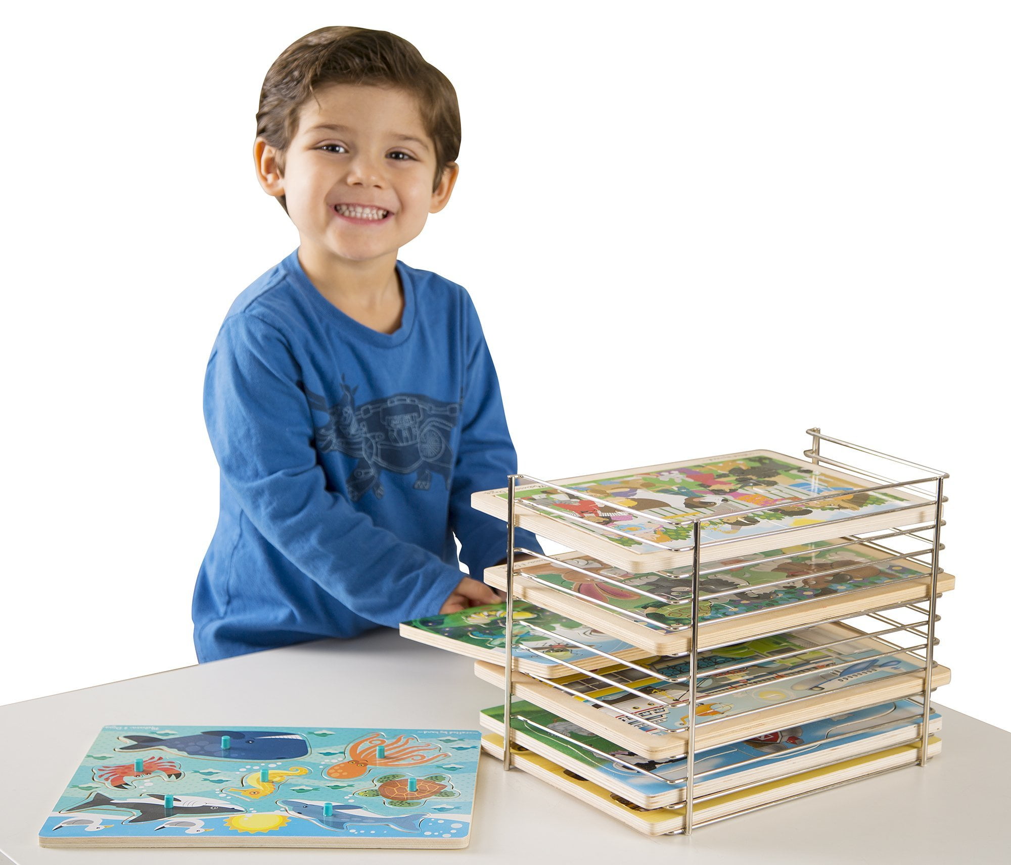 puzzle rack for chunky puzzles