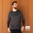 thumbnail image 6 of MERIWOOL Men's Base Layer Long Sleeve Henley - Lightweight Merino Wool Thermal, 6 of 7