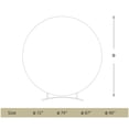 thumbnail image 2 of EastVita Round Backdrop Cover Khaki Round Backdrop Cover for 7ft Circle Arch Stand-Circle Background Covers for Wedding Halloween Photography Birthday Party Background 1pcs, 2 of 7