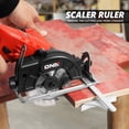 thumbnail image 2 of DNA Motoring TOOLS-00174 12V Compact Cordless Circular Saw with 85mm 20T Blade and Hex Key Red, 2 of 7