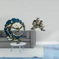 thumbnail image 2 of figurita de chuchería,Adorno figura artesanía escultura amor estatua,Figuras de búho,Figuras de búho,animales artificiales,artesanías,decoración del hogar,Figura en miniatura de búho, 2 of 8