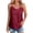 Wine, variant on Women Sequins V Neck Spaghetti Strap Solid Casual Fashion Party Vacation Beach Loose Tank Tops Sparkly V-Neck Tank, Blue M