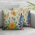 thumbnail image 3 of PHYHOO Spring Pillow Cover Floral Decoration Holiday Farmhouse Pillow Case Decor for Home Sofa Couch, 3 of 5