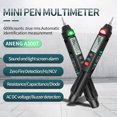 thumbnail image 1 of ANENG A3007 Pen Multimeter 6000 Counts Digital Multimeter Meter Tester with LCD Display Backlight Flashlight NCV Auto-off Multiple Accessories for, 1 of 8