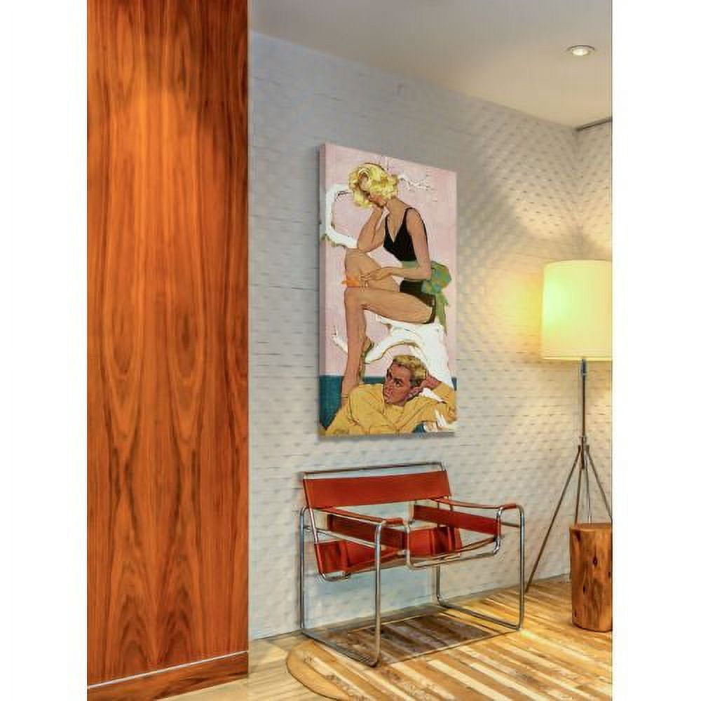 "Marry the Boss' Daughter" Painting Print on Canvas