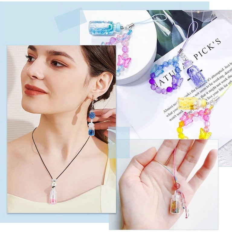 1000 Petites Bouteilles En Verre Miniatures Transparentes - Pour Pendentifs, DIY