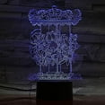 thumbnail image 1 of Garfield Veilleuse Led 3d Lampe de Table de Chambre Changement de Couleur, 1 of 2