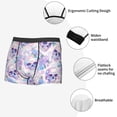 thumbnail image 3 of Kdxio Men's Boxer Briefs with white Skull crystal flower Print - Comfortable and Breathable Underwear for Everyday Wear, 3 of 5