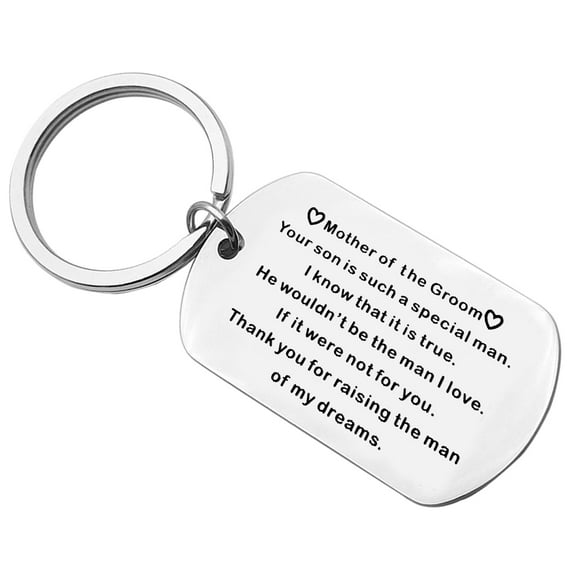 Mother of The Groom Gifts Appreciation Keychain Wedding Keychain for Mother in Law Gift Thank You Keychain from Bride Appreciation Gifts Wedding Party Birthday Gift Christmas Gift for Mother in Law