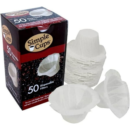 Disposable Filters for Use in KeurigÂ® Brewers (50 pack) - Simple Cups -Use Your Own Coffee