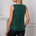 thumbnail image 6 of Women'S Sequin Tank Top Sparkly Sleeveless Dressy Party Shirts Holiday Scoop Neck Shimmer Tops Going Out Outfits,Summer Sleeveless Tanks Tops Blouses,Club Draped Cocktail Camisole Vest Blouse Green S, 6 of 7