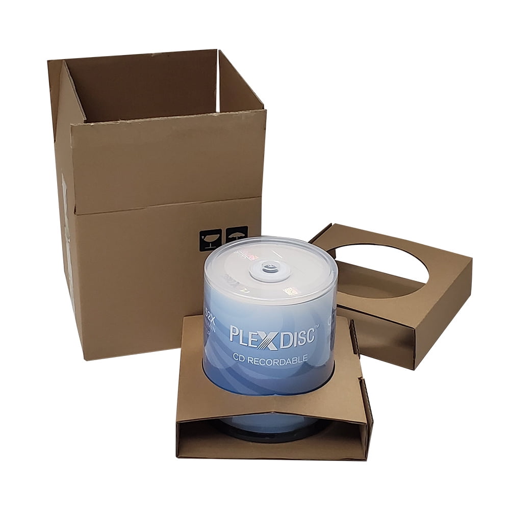 PlexDisc CD-R 700MB 80 Minute 52x Branded Recordable Disc - 100 Pack Spindle 631-805-BX