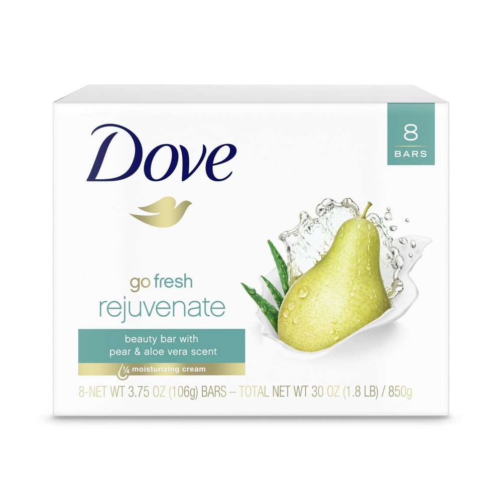 Dove Soap Bar Rejuvenate, 3.75 Oz., 8 Bars