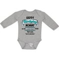 thumbnail image 3 of Inktastic Happy Birthday, Mommy I'm the Best Ever in Blue Boys or Girls Long Sleeve Baby Bodysuit, 3 of 5