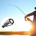 thumbnail image 6 of 4.8mm Tube Dia Stainless Steel Fishing Rod Tips Repair Kit Ring Guide, 3 Pack, 6 of 6