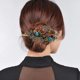 thumbnail image 5 of Pinza para el pelo con diamantes de imitación estilo flor de rosa vintage, horquilla retro, accesorios para el cabello para mujeres y niñas, 5 of 5