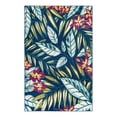 thumbnail image 3 of Unique Loom Bloom Collection Area Rug - Ambrosia (5' 3" x 8' Rectangle Navy Blue/Green), 3 of 7