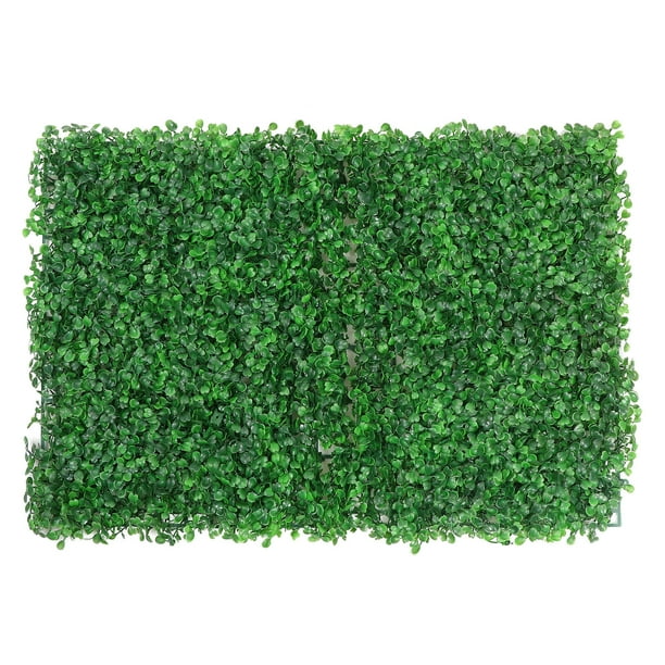 Decoración de pared de césped artificial de plástico, paneles de fondo de césped artificial, paneles de pared de plantas artificiales para exteriores