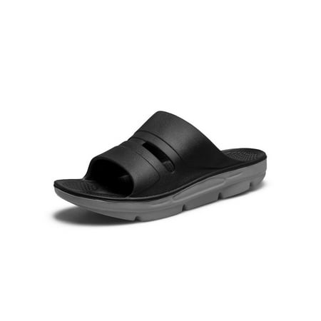 

Ymiytan Mens Platform Slide Sandals Lightweight Open Toe Shower Shoes Color Matching