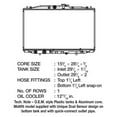 thumbnail image 2 of CSF 3366 1 Row Plastic Tank Aluminum Core Radiator, 2 of 2