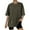 Army Green, variant on Tdoqot Womens Oversized T Shirts- Soft Cotton Casual Trendy Short Sleeve Crewneck Summer Tops Tees Brown Size S-2XL