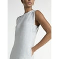 thumbnail image 3 of Scoop Women's and Women’s Plus Scubaknit Sleeveless Maxi Dress, Sizes XS-4X, 3 of 4