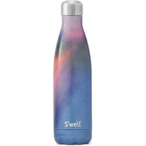 S'well Vacuum Insulated Stainless Steel Water Bottle, Aurora, 17 oz