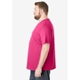 thumbnail image 2 of KingSize Men's Big & Tall Shrink-Less Lightweight Crewneck T-Shirt, 2 of 6