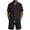 #437-Black, variant on Sweater Set Mens Solid Color Jacquard Button Cardigan Vacation Beach Short Sleeve Turn Down Collar Shirt With Elastic Waist Shorts Gift
